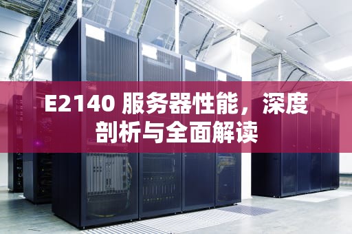 E2140 服务器性能，深度剖析与全面解读