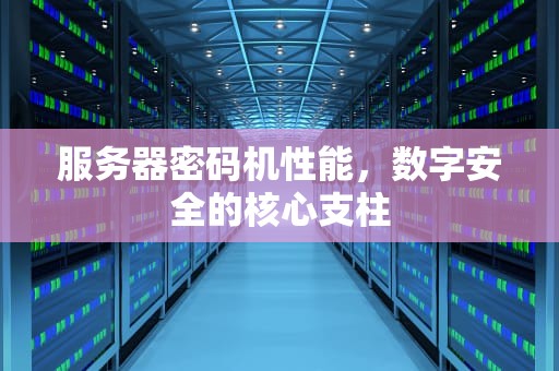 服务器密码机性能，数字安全的核心支柱