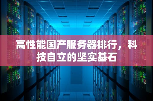 高性能国产服务器排行，科技自立的坚实基石