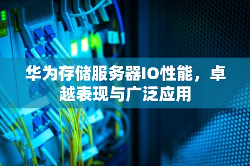 华为存储服务器IO性能，卓越表现与广泛应用