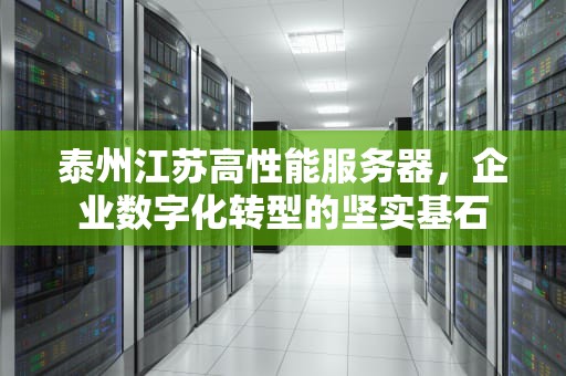 泰州江苏高性能服务器，企业数字化转型的坚实基石