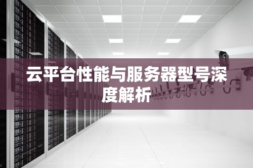 云平台性能与服务器型号深度解析