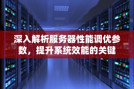 深入解析服务器性能调优参数，提升系统效能的关键