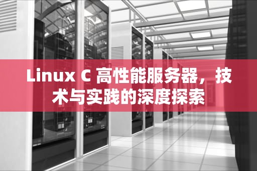 Linux C 高性能服务器，技术与实践的深度探索