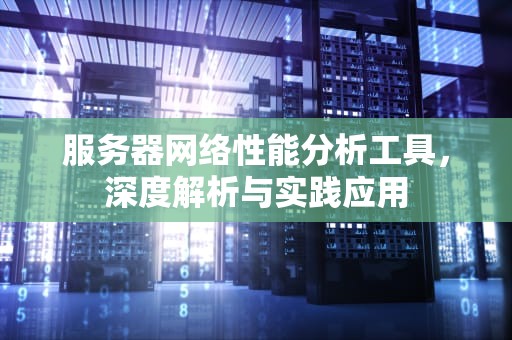 服务器网络性能分析工具，深度解析与实践应用