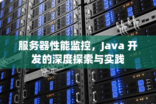 服务器性能监控，Java 开发的深度探索与实践