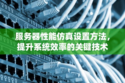 服务器性能仿真设置方法，提升系统效率的关键技术