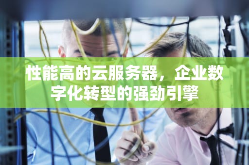 性能高的云服务器，企业数字化转型的强劲引擎