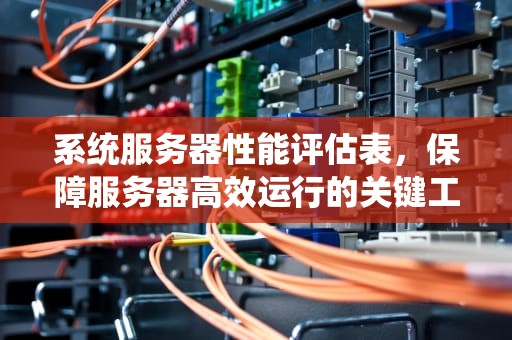 系统服务器性能评估表，保障服务器高效运行的关键工具