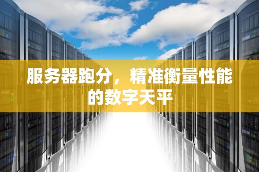 服务器跑分，精准衡量性能的数字天平