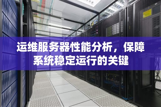 运维服务器性能分析，保障系统稳定运行的关键