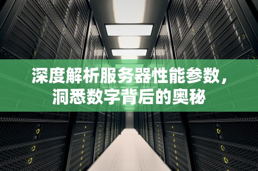 深度解析服务器性能参数，洞悉数字背后的奥秘