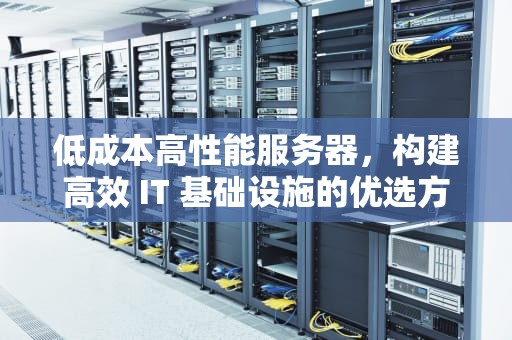 低成本高性能服务器，构建高效 IT 基础设施的优选方案