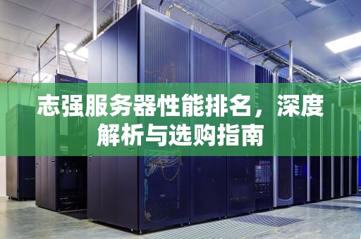 志强服务器性能排名，深度解析与选购指南