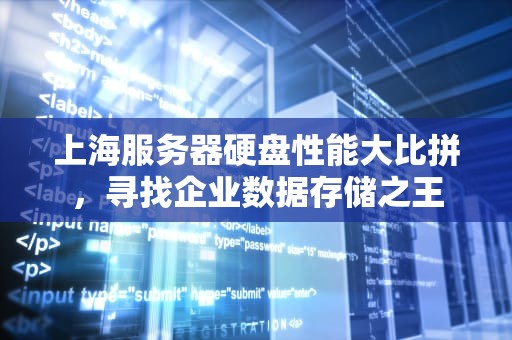 上海服务器硬盘性能大比拼，寻找企业数据存储之王
