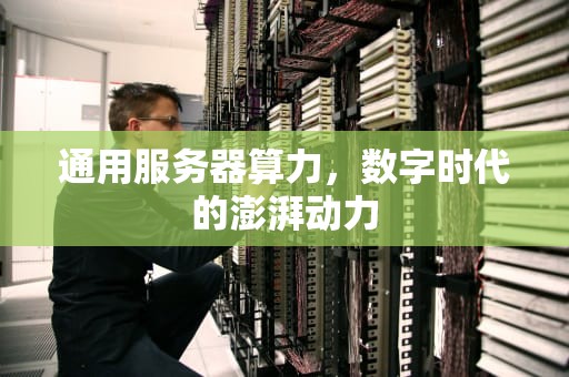 通用服务器算力，数字时代的澎湃动力