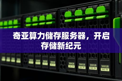 奇亚算力储存服务器，开启存储新纪元