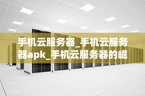 手机云服务器_手机云服务器apk_手机云服务器的崛起与应用