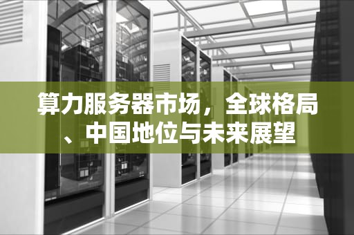 算力服务器市场，全球格局、中国地位与未来展望