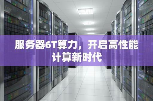 服务器6T算力，开启高性能计算新时代
