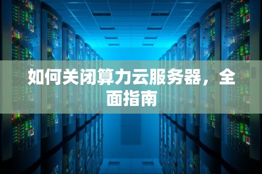 如何关闭算力云服务器，全面指南