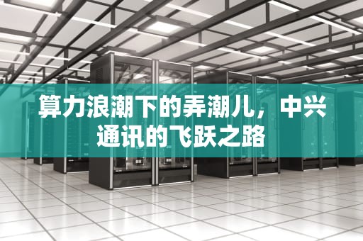 算力浪潮下的弄潮儿，中兴通讯的飞跃之路