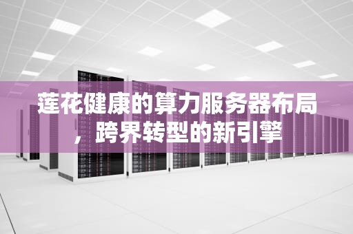 莲花健康的算力服务器布局，跨界转型的新引擎