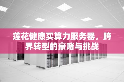 莲花健康买算力服务器，跨界转型的豪赌与挑战