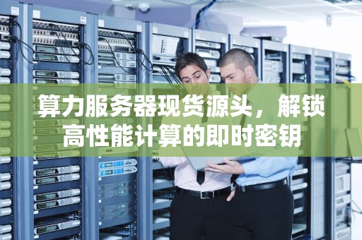 算力服务器现货源头，解锁高性能计算的即时密钥