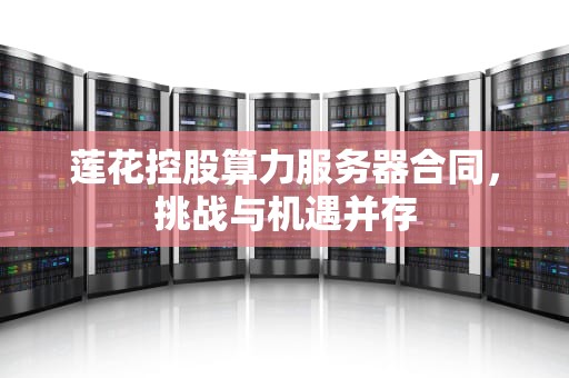 莲花控股算力服务器合同，挑战与机遇并存