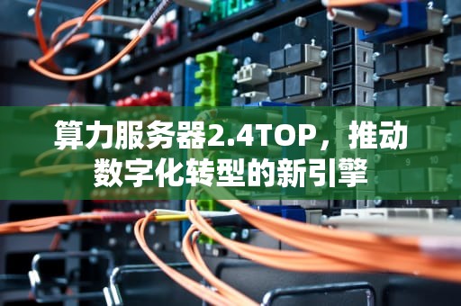 算力服务器2.4TOP，推动数字化转型的新引擎