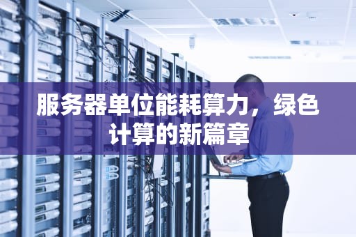 服务器单位能耗算力，绿色计算的新篇章