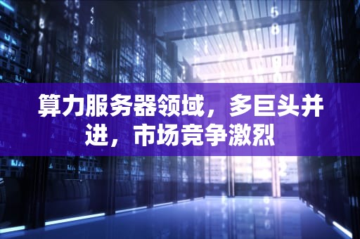 算力服务器领域，多巨头并进，市场竞争激烈