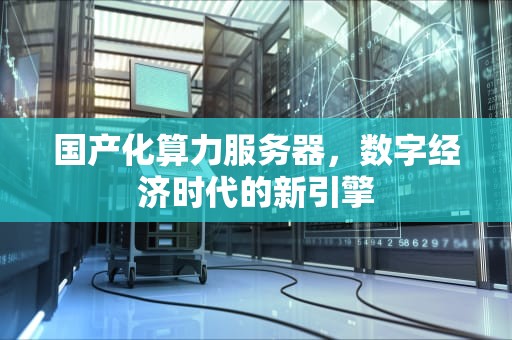 国产化算力服务器，数字经济时代的新引擎