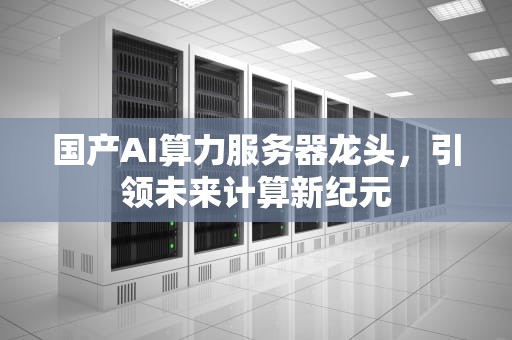 国产AI算力服务器龙头，引领未来计算新纪元