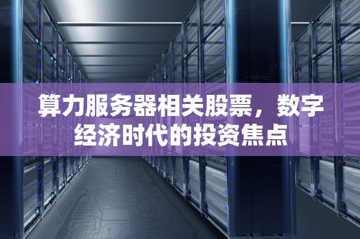 算力服务器相关股票，数字经济时代的投资焦点