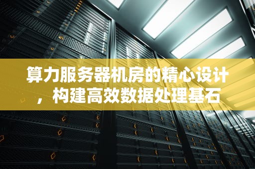 算力服务器机房的精心设计，构建高效数据处理基石