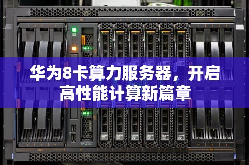 华为8卡算力服务器，开启高性能计算新篇章