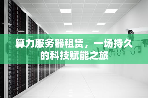 算力服务器租赁，一场持久的科技赋能之旅