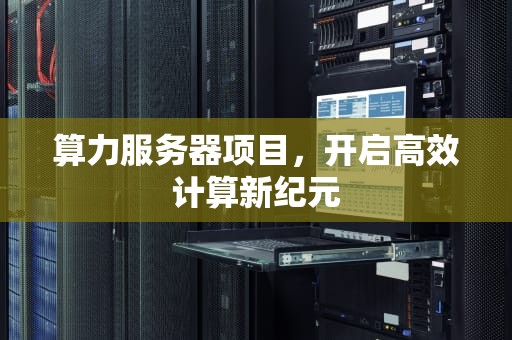 算力服务器项目，开启高效计算新纪元