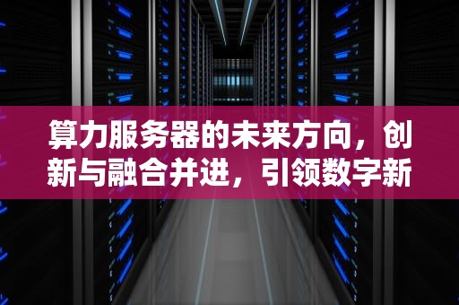 算力服务器的未来方向，创新与融合并进，引领数字新时代