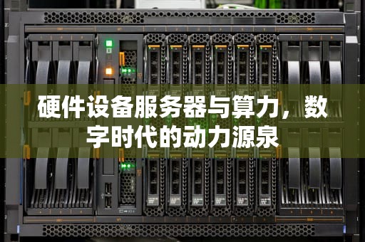 硬件设备服务器与算力，数字时代的动力源泉