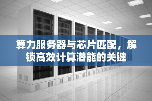 算力服务器与芯片匹配，解锁高效计算潜能的关键