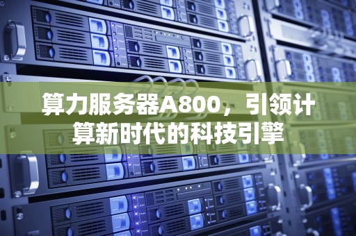 算力服务器A800，引领计算新时代的科技引擎