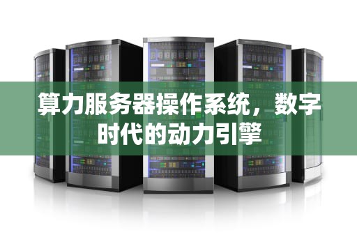 算力服务器操作系统，数字时代的动力引擎