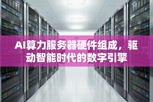 AI算力服务器硬件组成，驱动智能时代的数字引擎