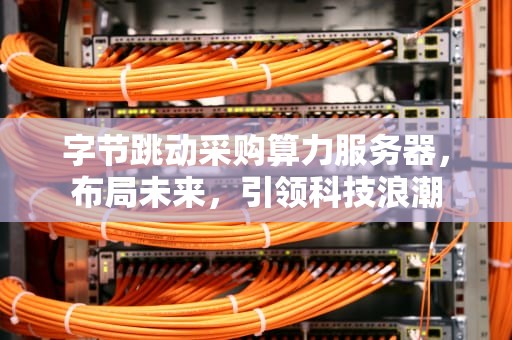 字节跳动采购算力服务器，布局未来，引领科技浪潮