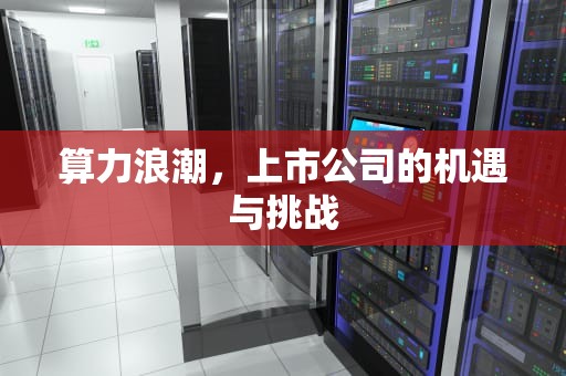 算力浪潮，上市公司的机遇与挑战