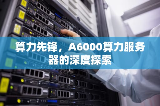算力先锋，A6000算力服务器的深度探索