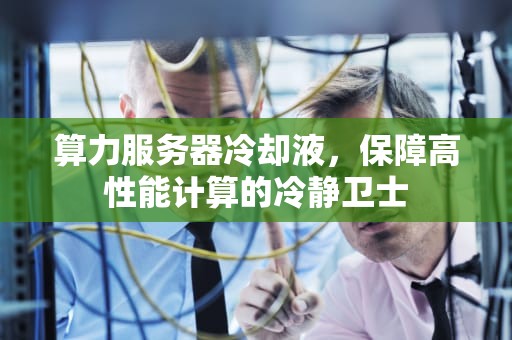 算力服务器冷却液，保障高性能计算的冷静卫士